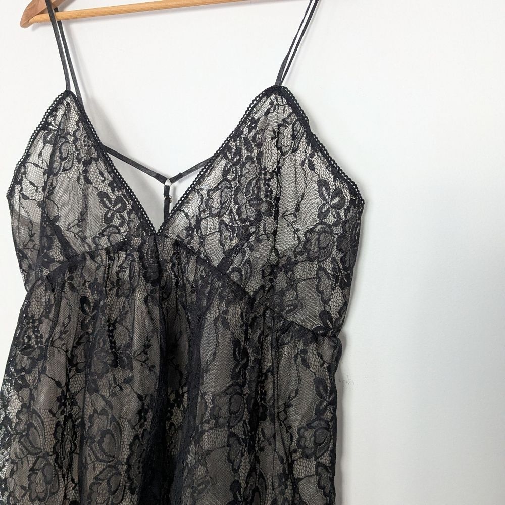 NWT Anthropologie Black Lace Bubble Dress Slip - Picture 11 of 11